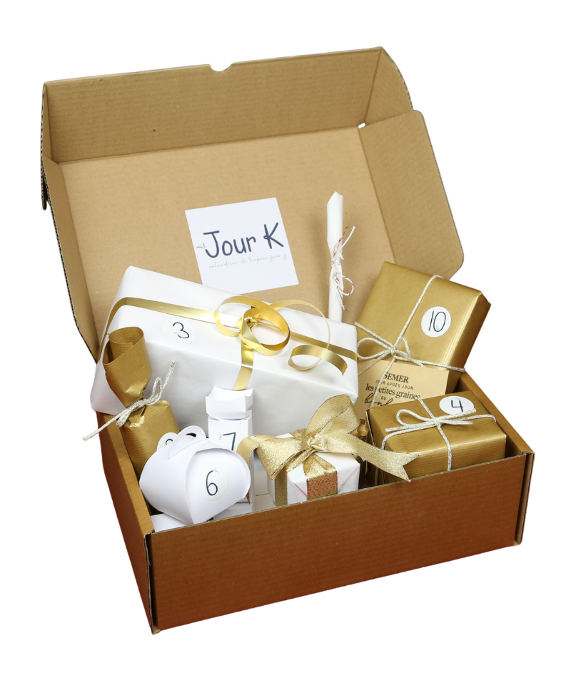 box mariage 10 jours de surprise jour K