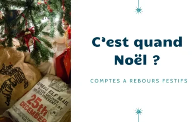 Combien de lundis avant Noël 2025 ? (et autres comptes à rebours)