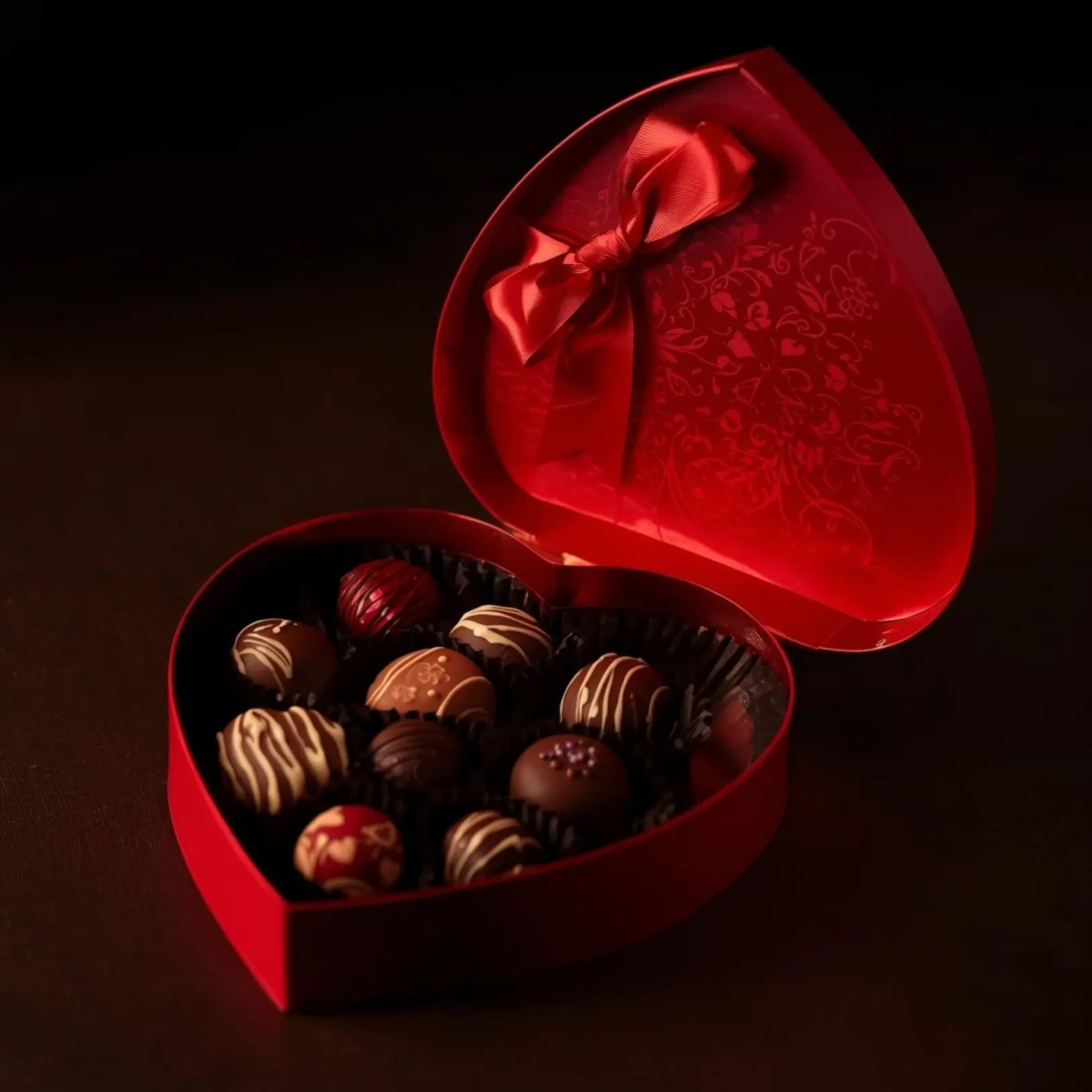 coffret chocolat Saint-Valentin