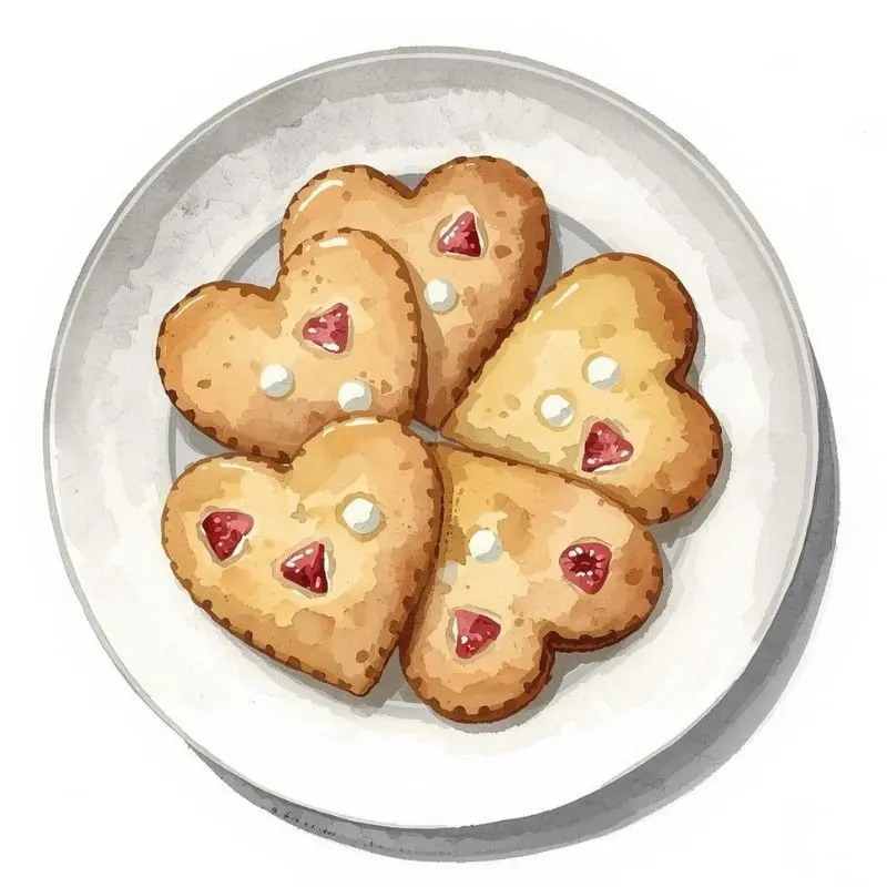 cookies chocolat framboise pour la saint-valentin