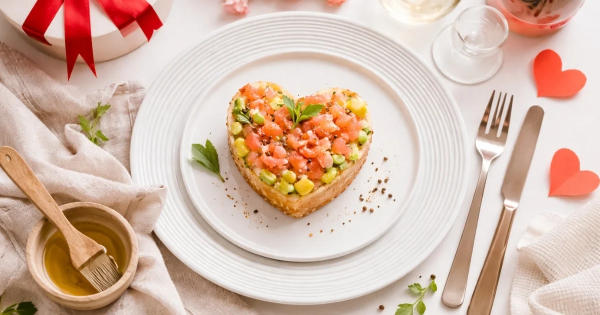 menu facile saint-valentin