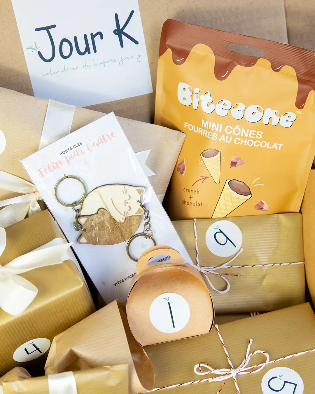 10 cadeaux surprises box mariage originale Jour K