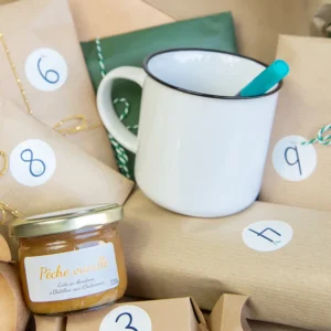 confiture et activité détente dans la box réconfort made in France Jour K