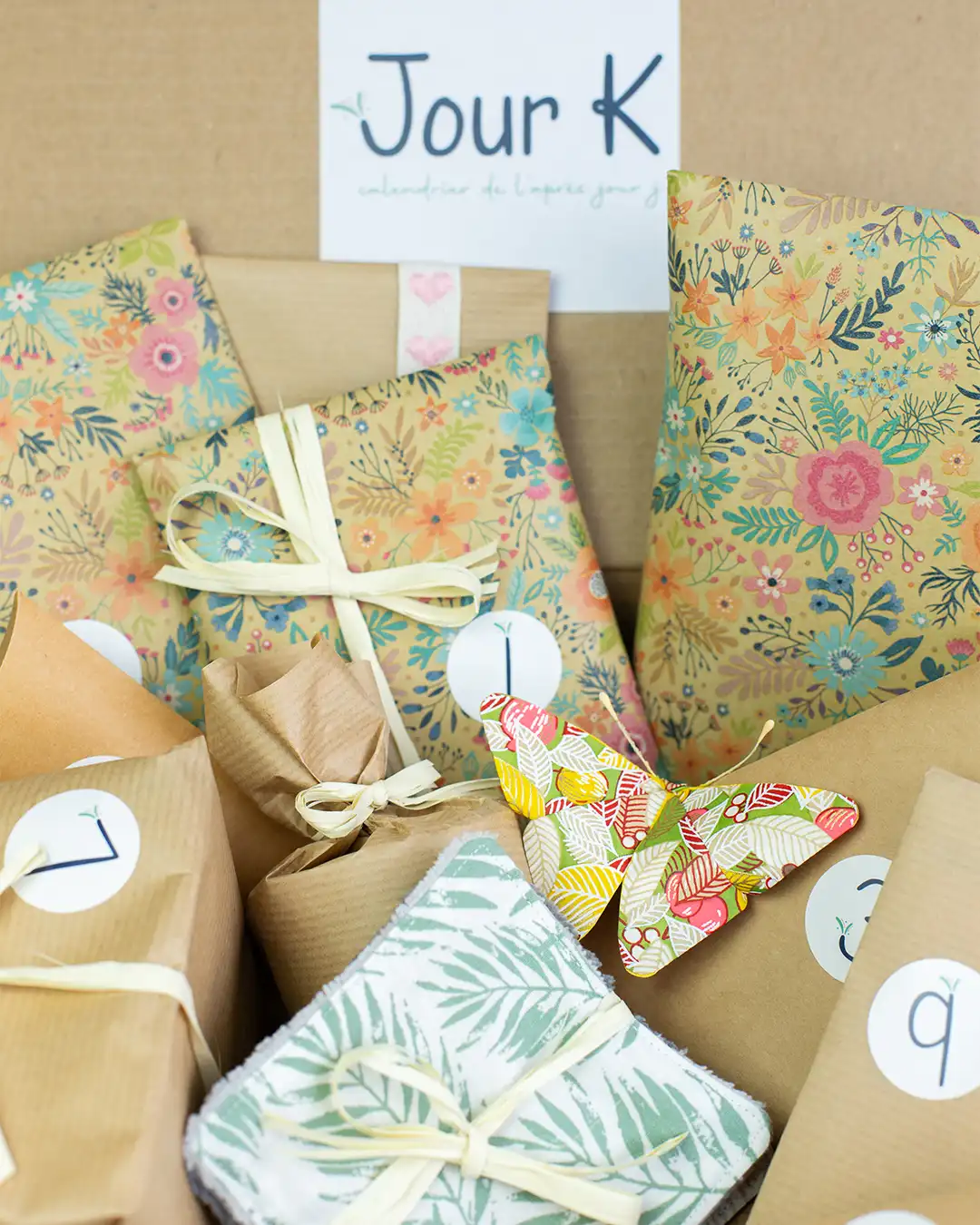 10 paquets dans la box cadeau fête des mères jour k