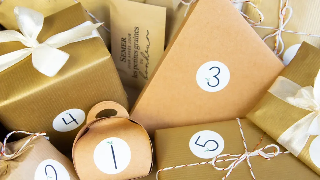 calendrier post mariage - box cadeau pour jeunes mariés par Jour K