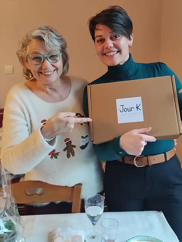 calendrier de l'après noël jour K offert par une marraine à sa filleule